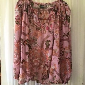 🌸EUC SOHO SHEER BLOUSE🌸 Size XXL